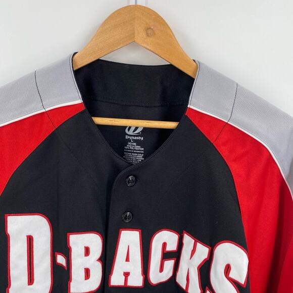 Arizona Diamondbacks jersey Dynasty size large black red - Picture 5 of 10